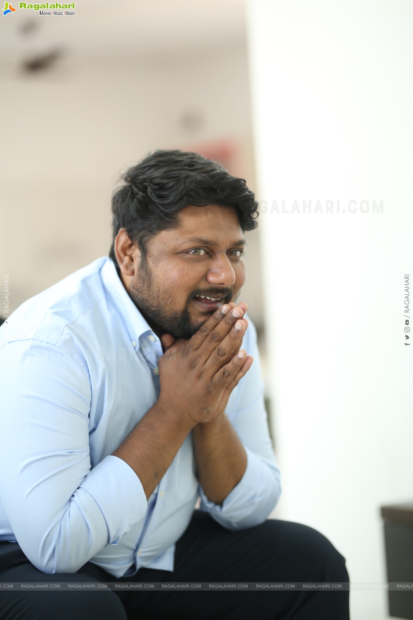 Producer Sai Krishna at Raju Weds Rambai Interview, HD Gallery