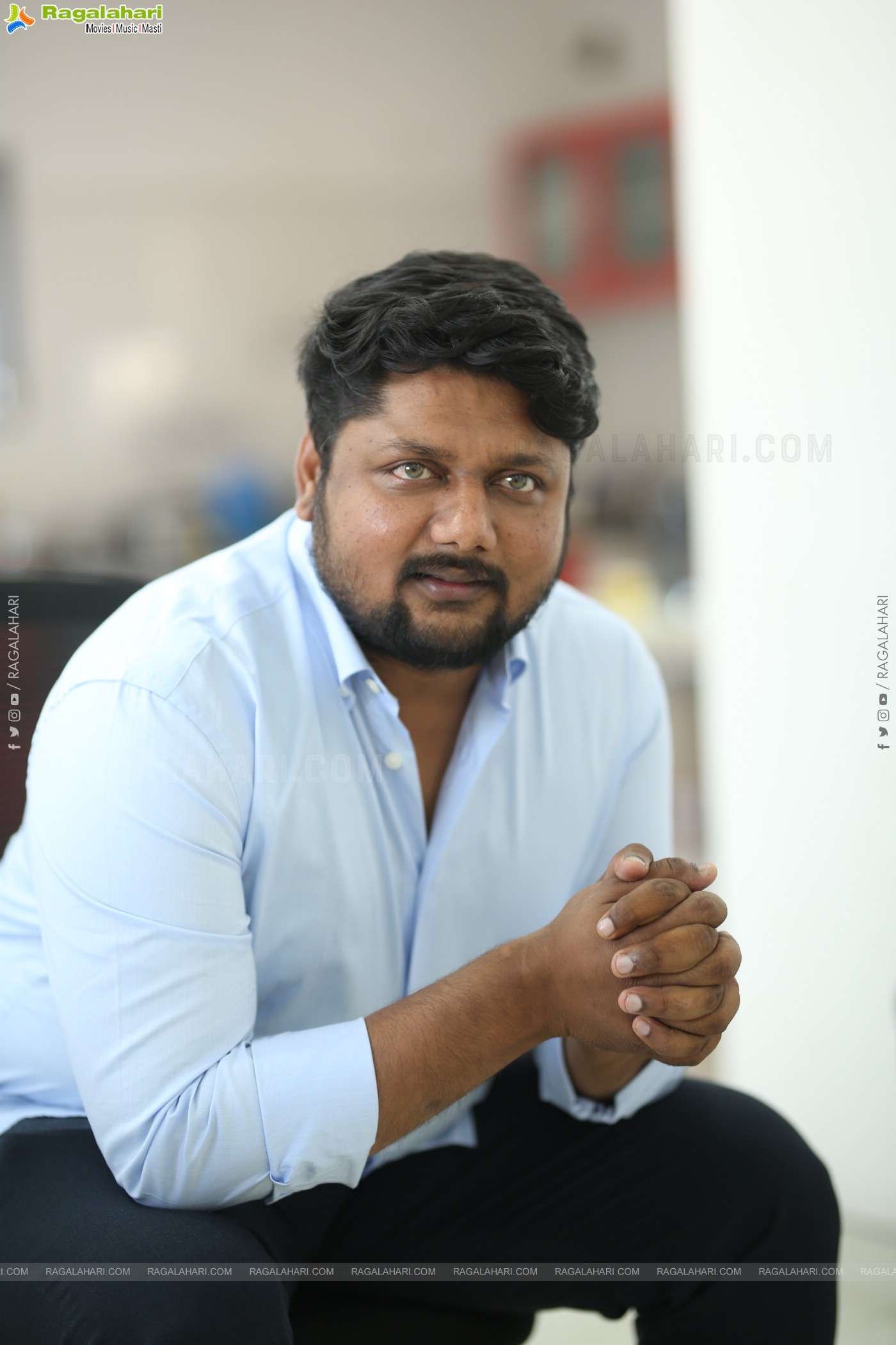 Producer Sai Krishna at Raju Weds Rambai Interview, HD Gallery
