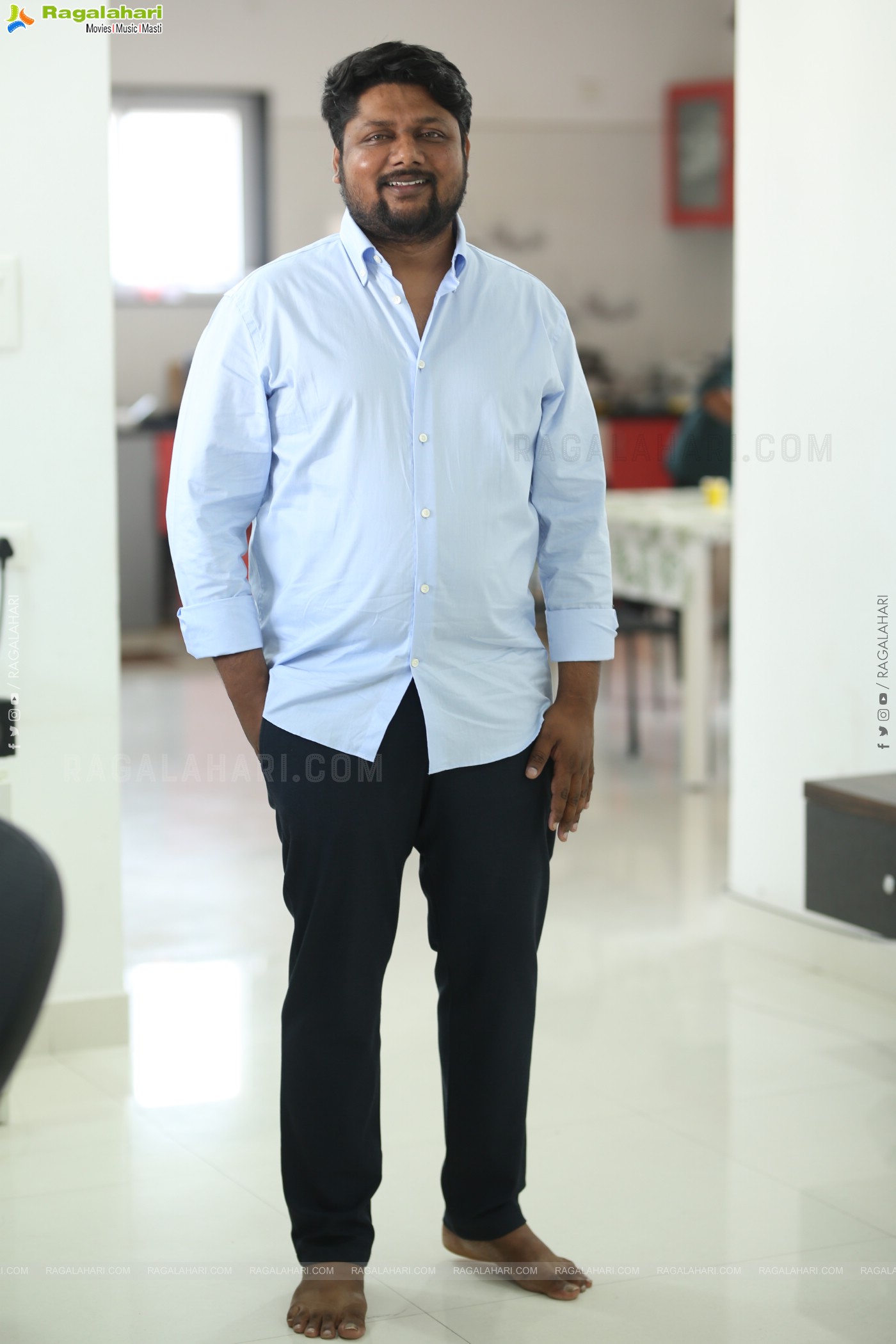 Producer Sai Krishna at Raju Weds Rambai Interview, HD Gallery
