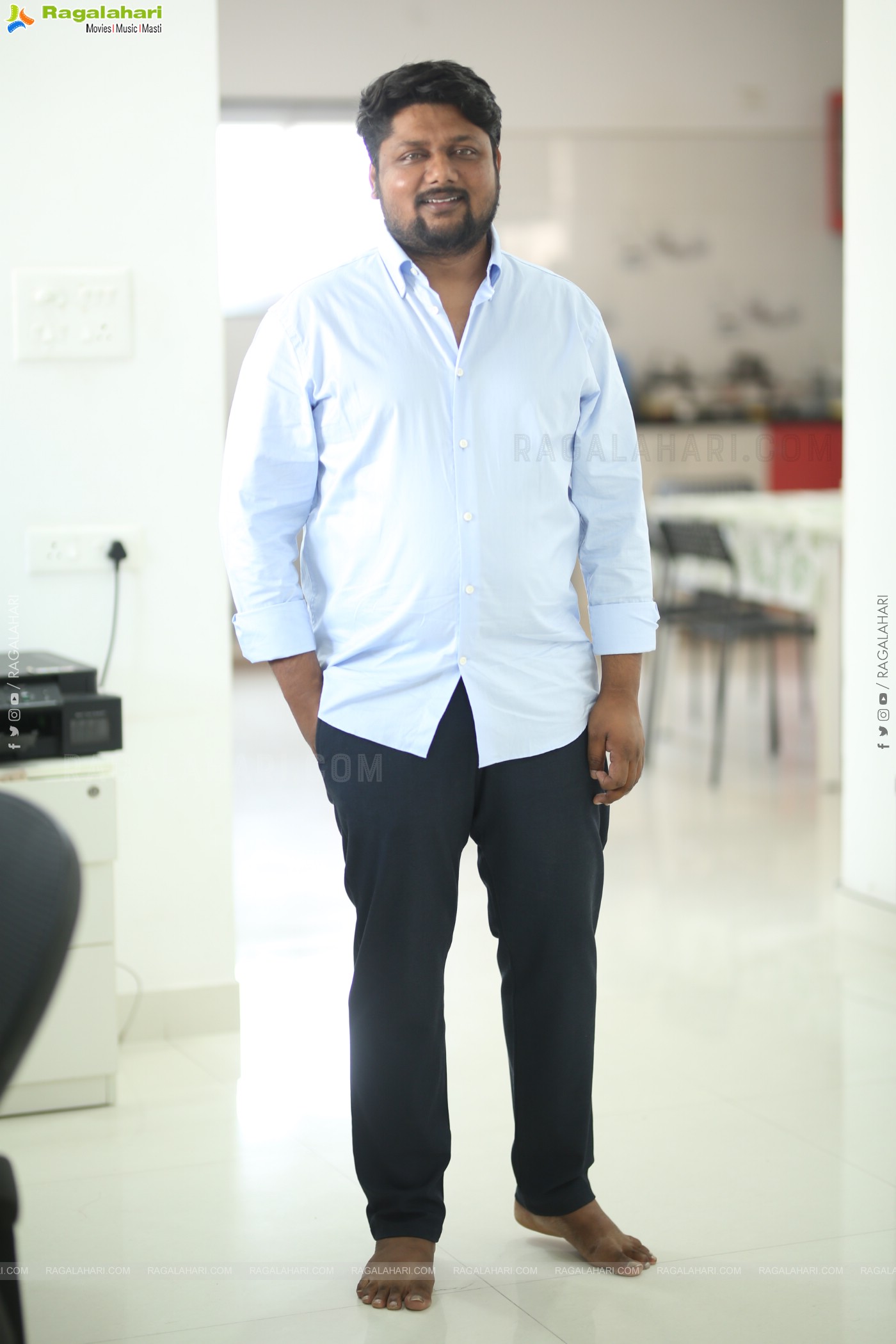 Producer Sai Krishna at Raju Weds Rambai Interview, HD Gallery