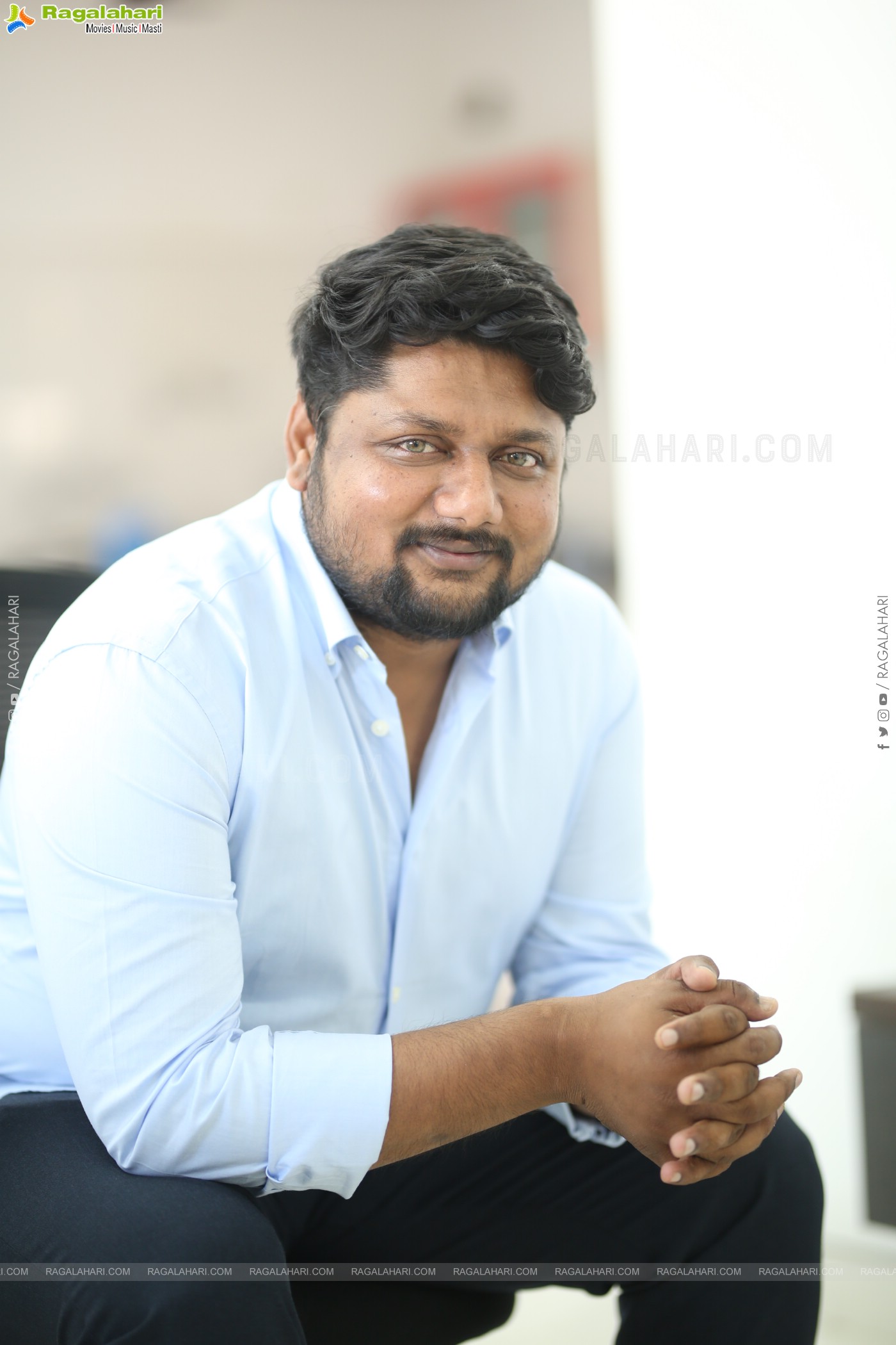Producer Sai Krishna at Raju Weds Rambai Interview, HD Gallery