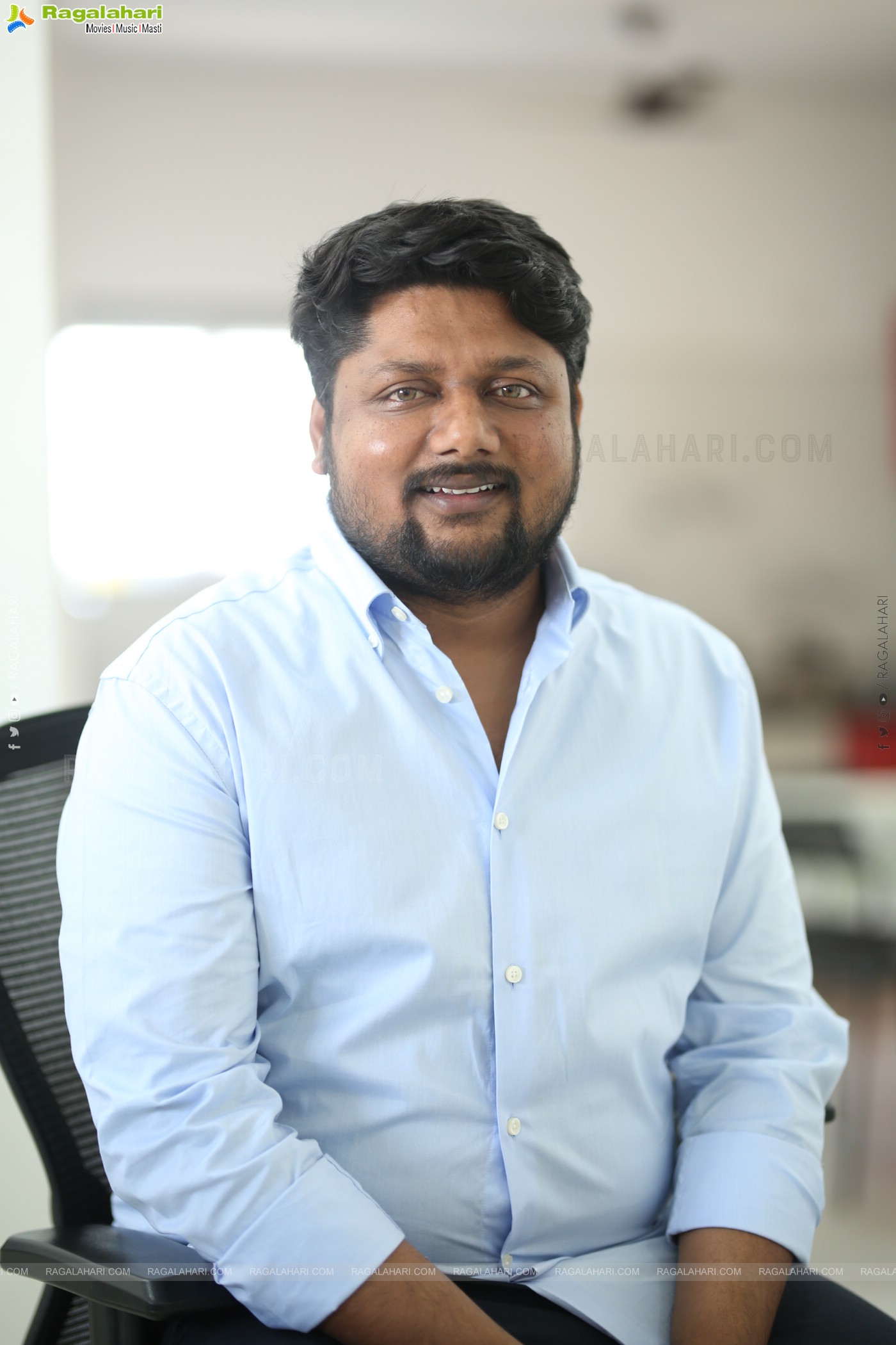 Producer Sai Krishna at Raju Weds Rambai Interview, HD Gallery