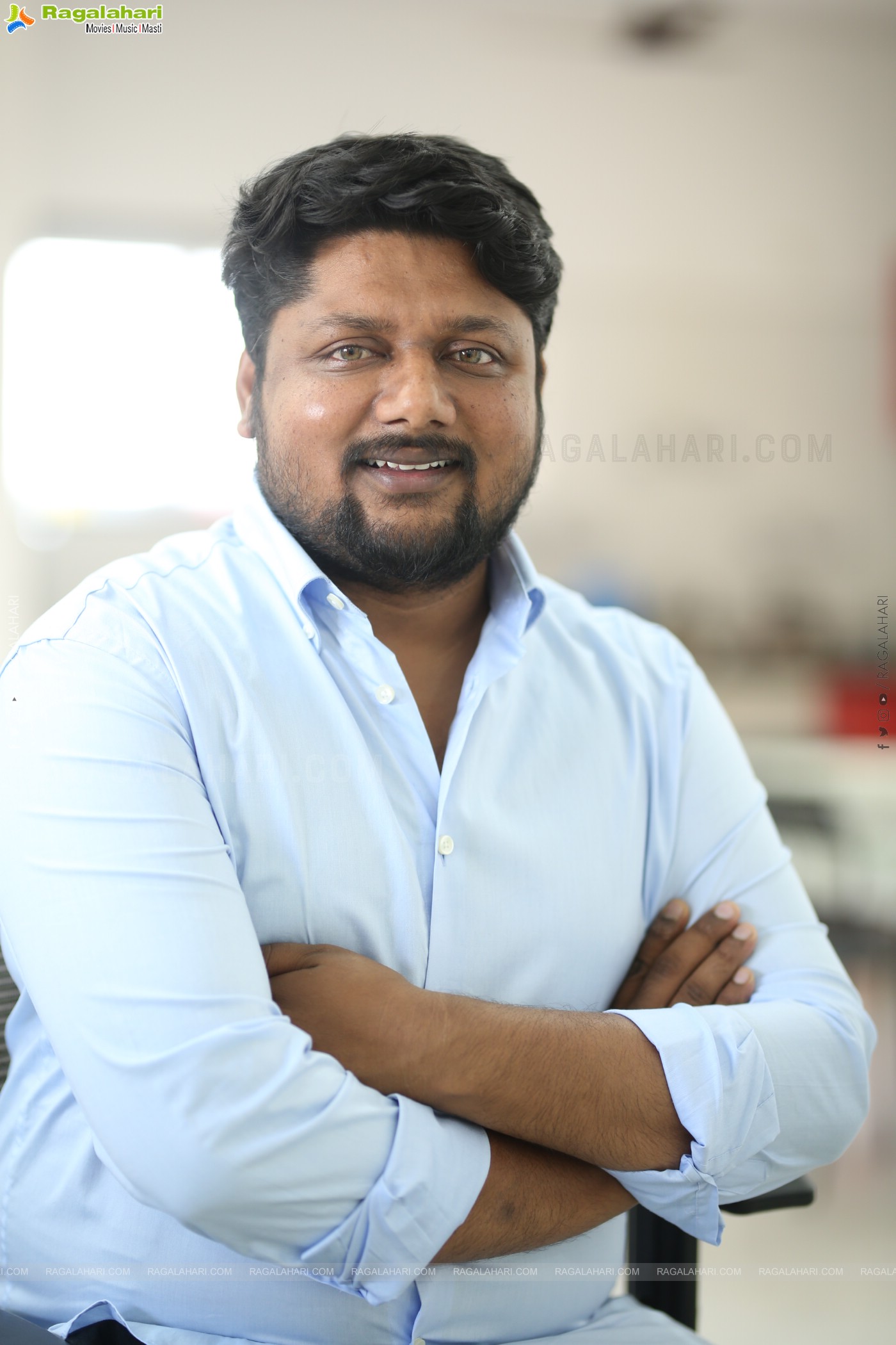 Producer Sai Krishna at Raju Weds Rambai Interview, HD Gallery