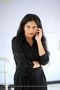 Sanchi Kashyap stills in Black Dress, HD Gallery