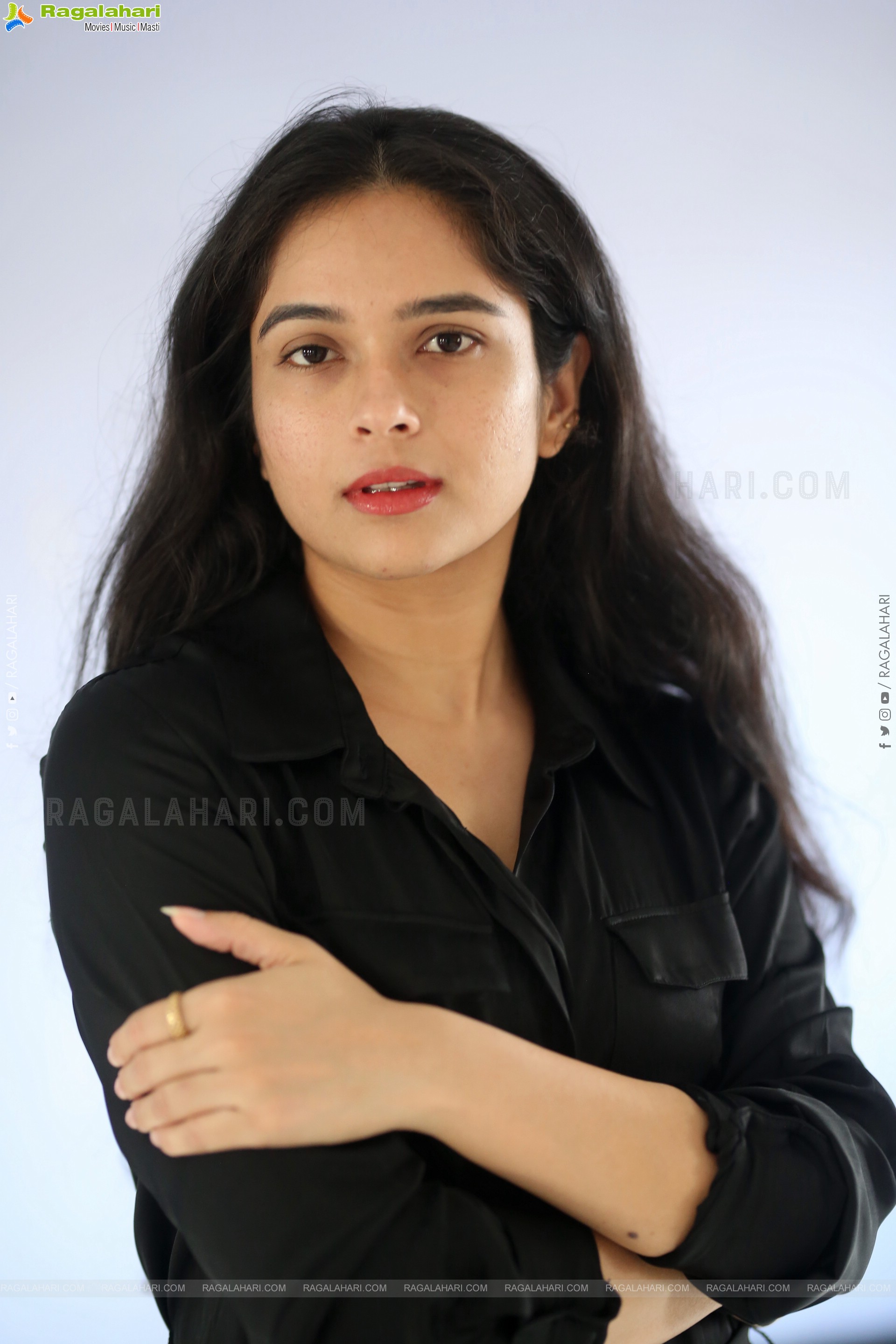 Sanchi Kashyap stills in Black Dress, HD Gallery