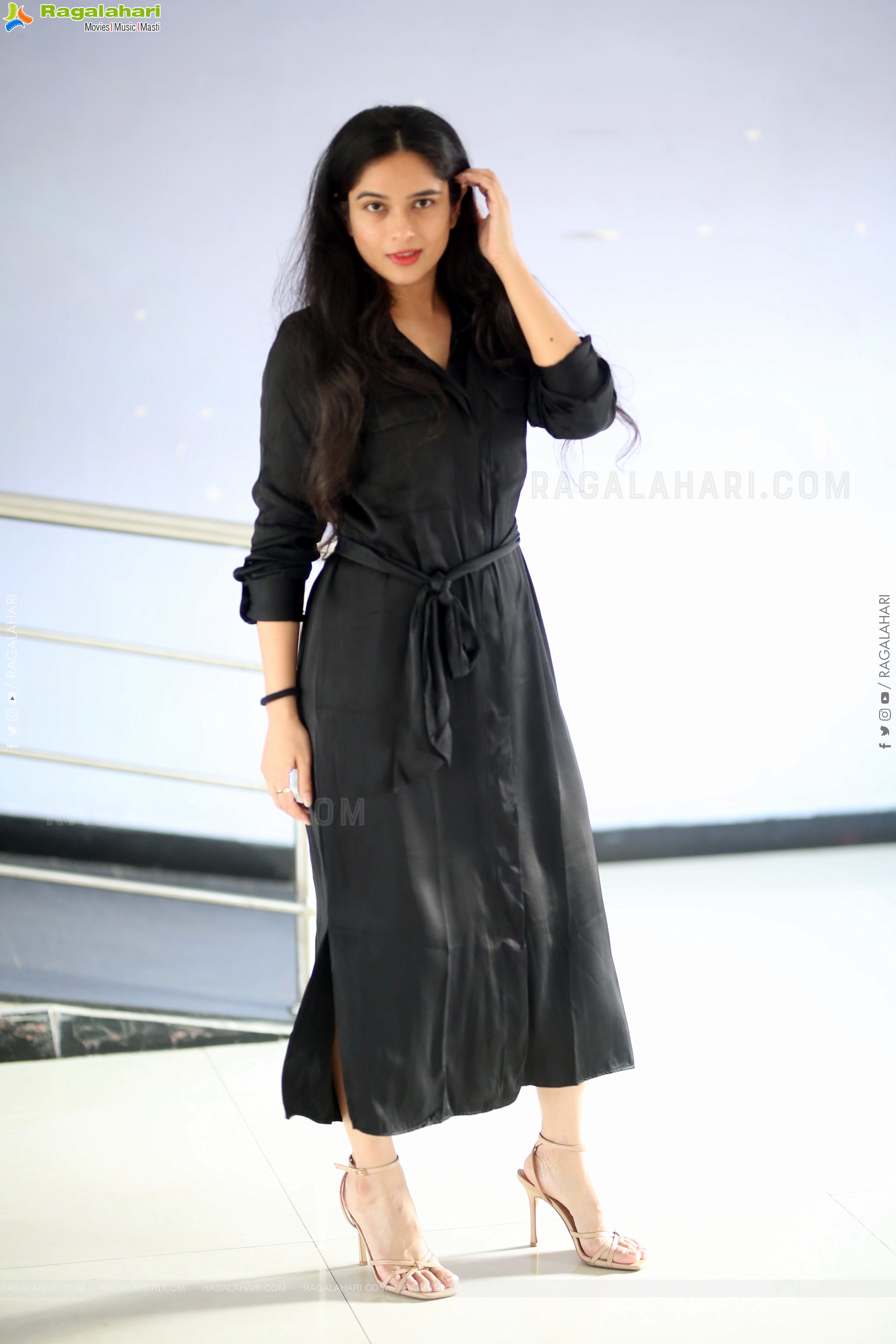 Sanchi Kashyap stills in Black Dress, HD Gallery