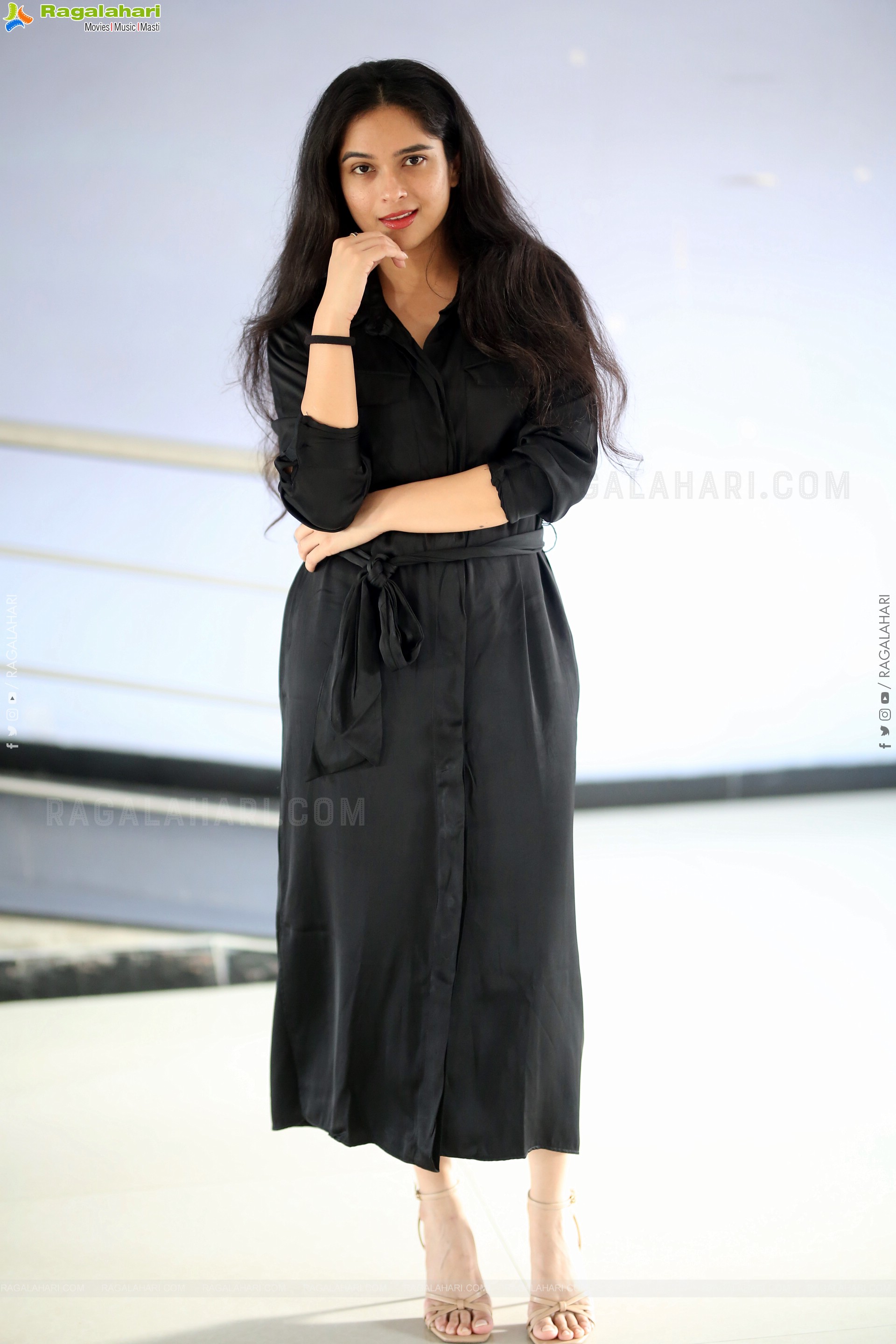 Sanchi Kashyap stills in Black Dress, HD Gallery