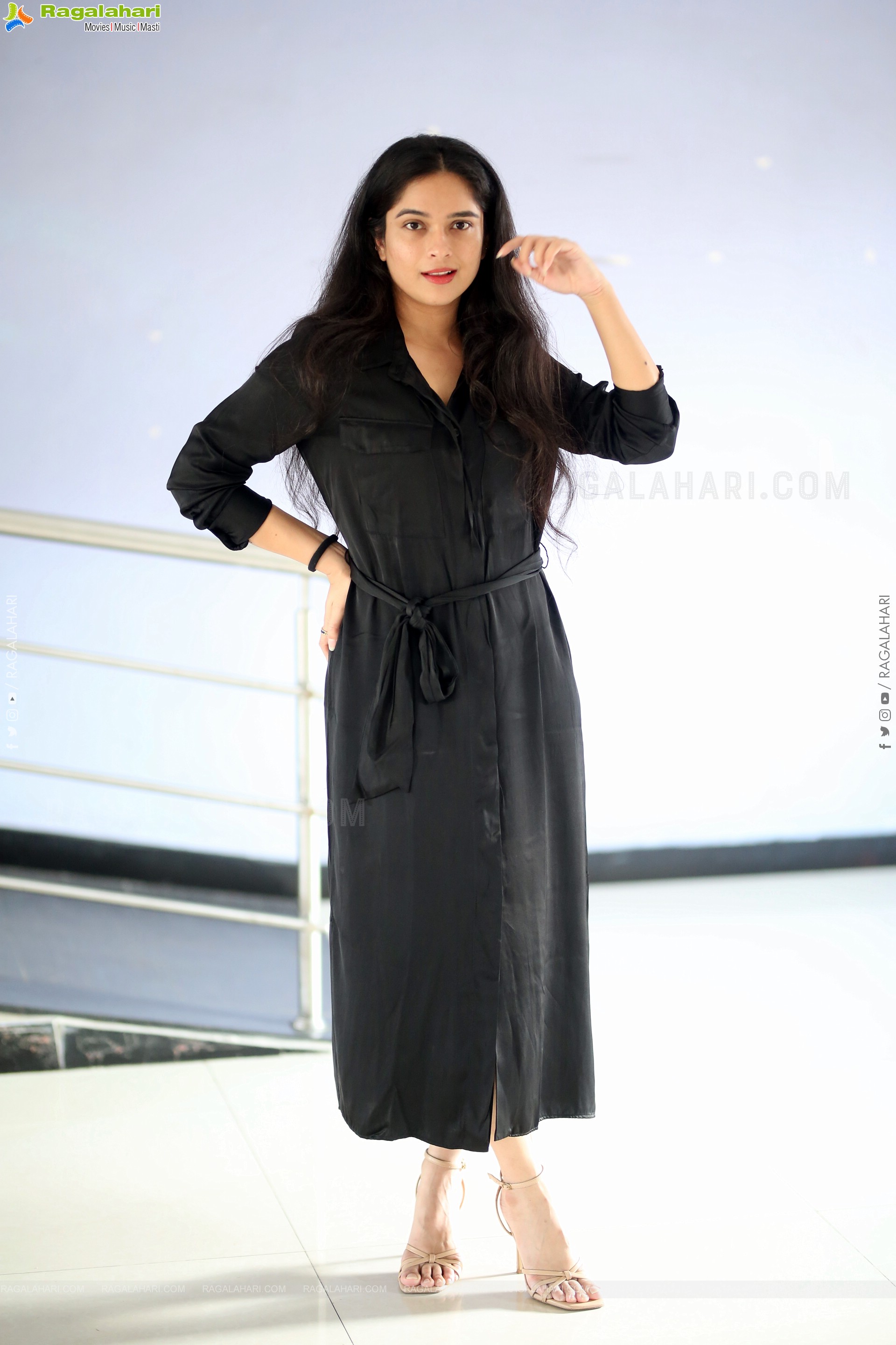 Sanchi Kashyap stills in Black Dress, HD Gallery