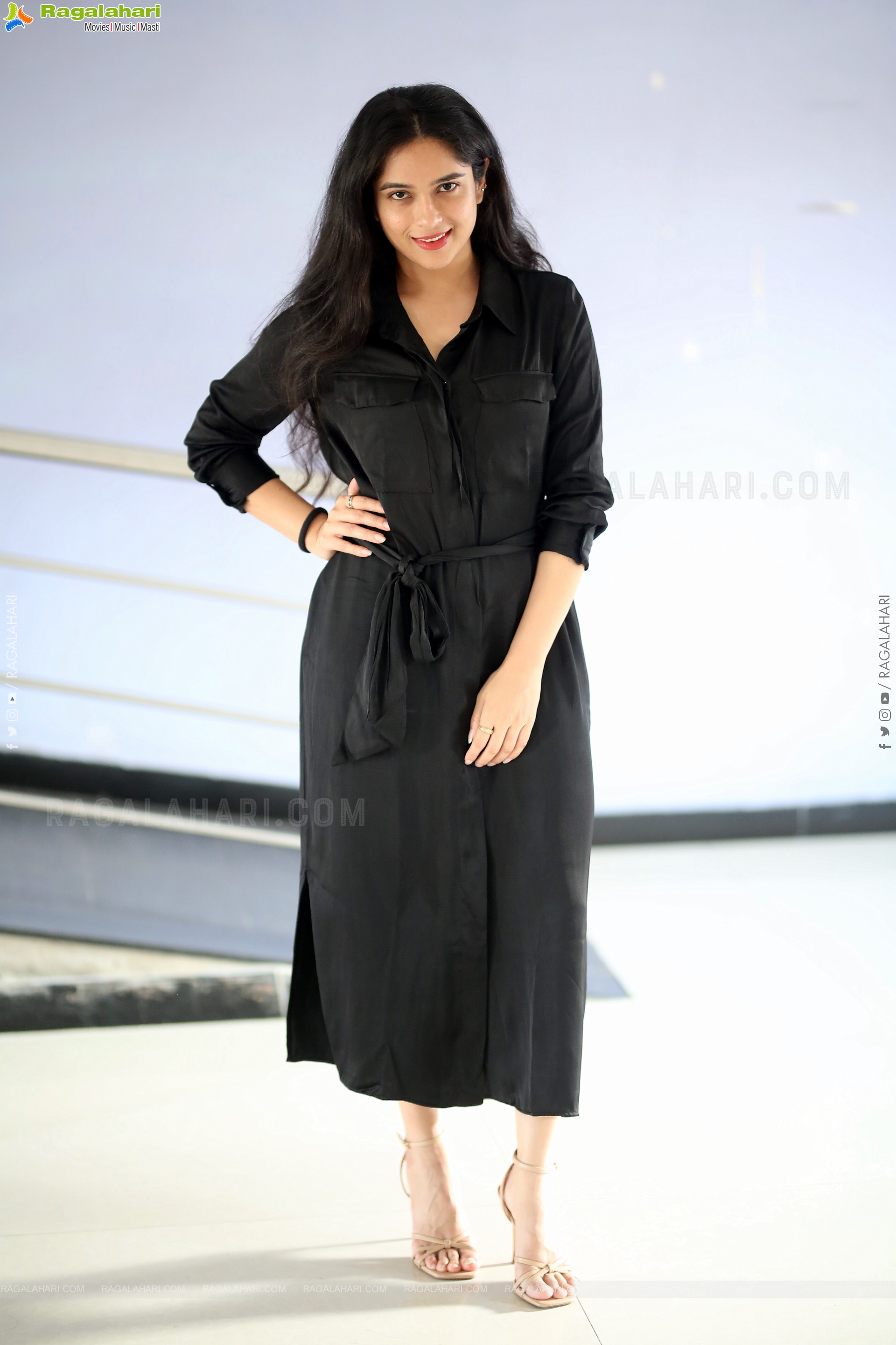 Sanchi Kashyap stills in Black Dress, HD Gallery