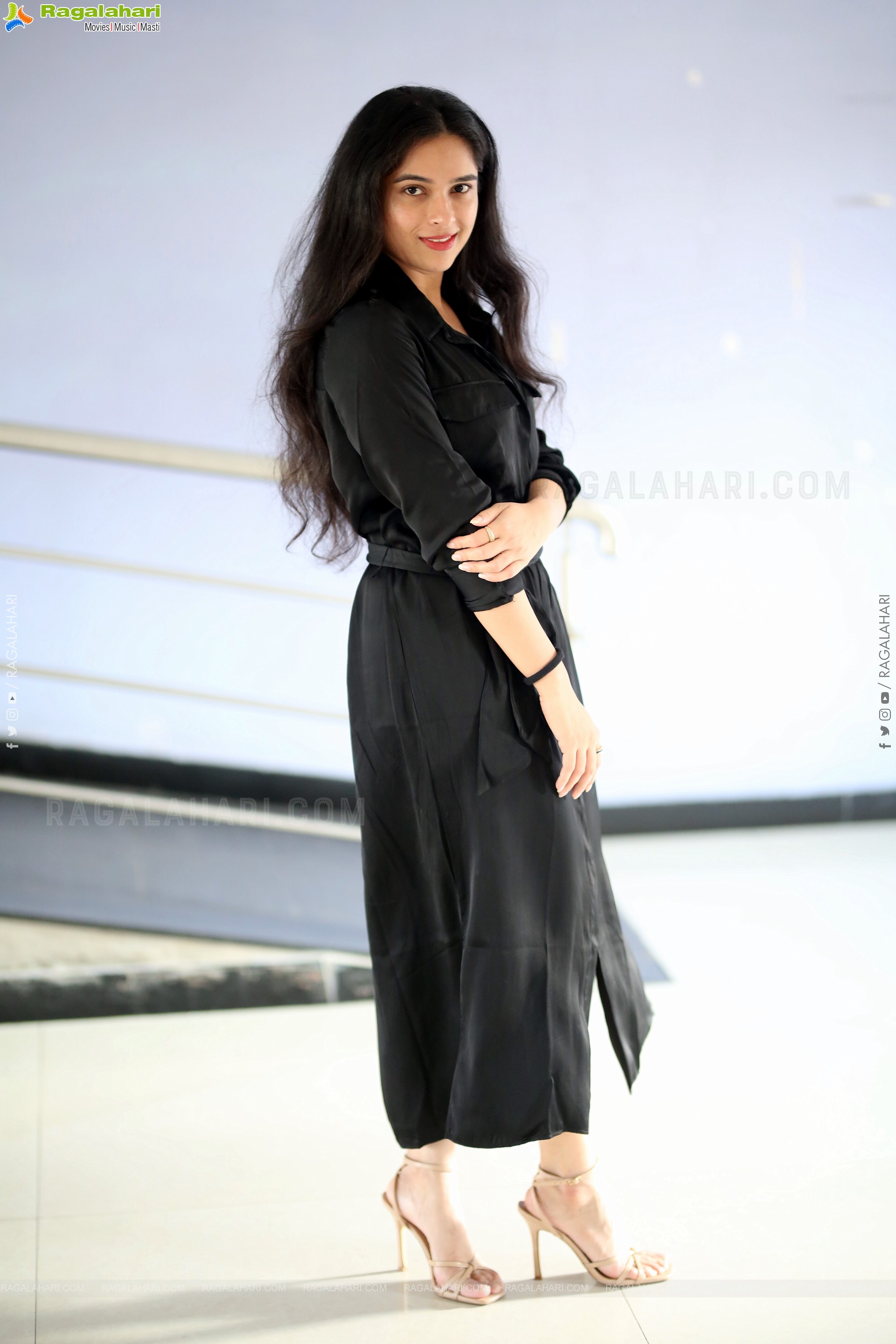 Sanchi Kashyap stills in Black Dress, HD Gallery