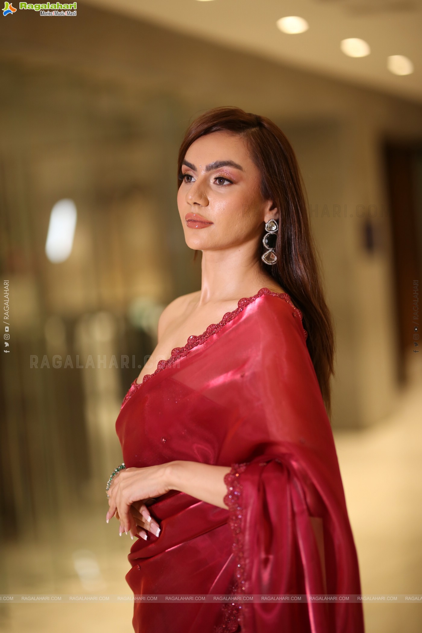 Shreya Sharma at Jatadhara Pre-release Event, HD Gallery