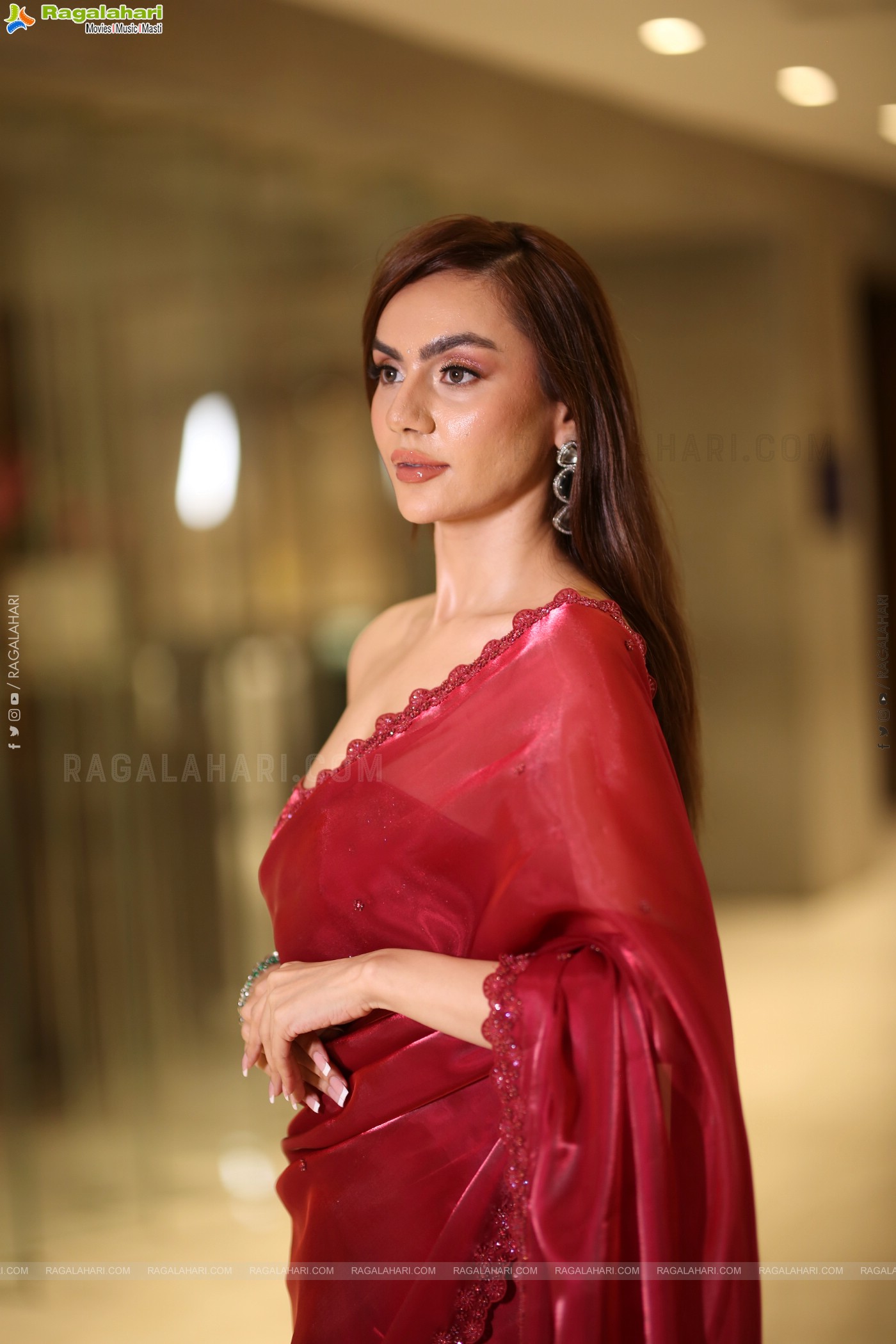 Shreya Sharma at Jatadhara Pre-release Event, HD Gallery