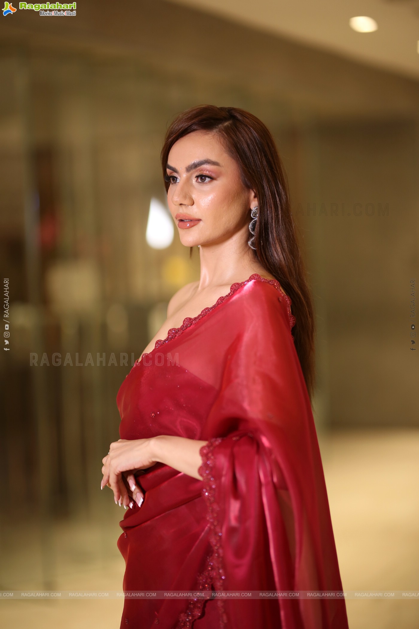 Shreya Sharma at Jatadhara Pre-release Event, HD Gallery