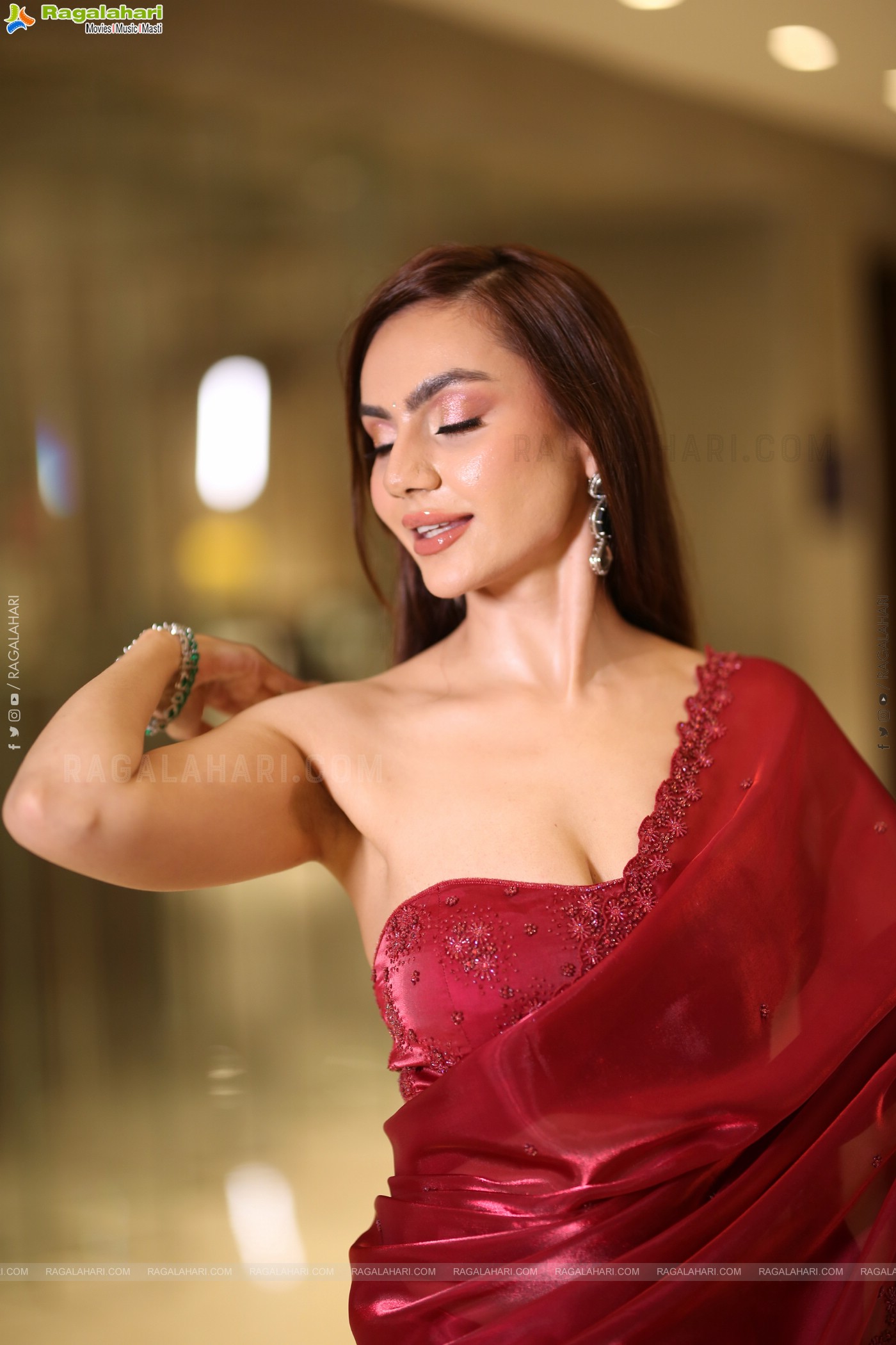 Shreya Sharma at Jatadhara Pre-release Event, HD Gallery