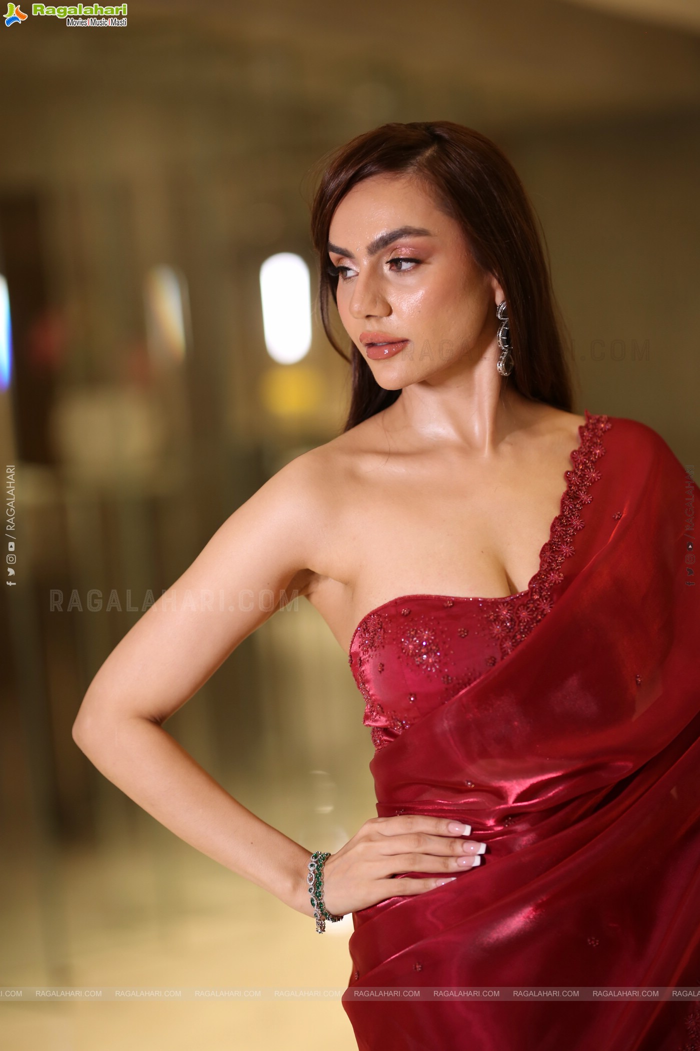 Shreya Sharma at Jatadhara Pre-release Event, HD Gallery