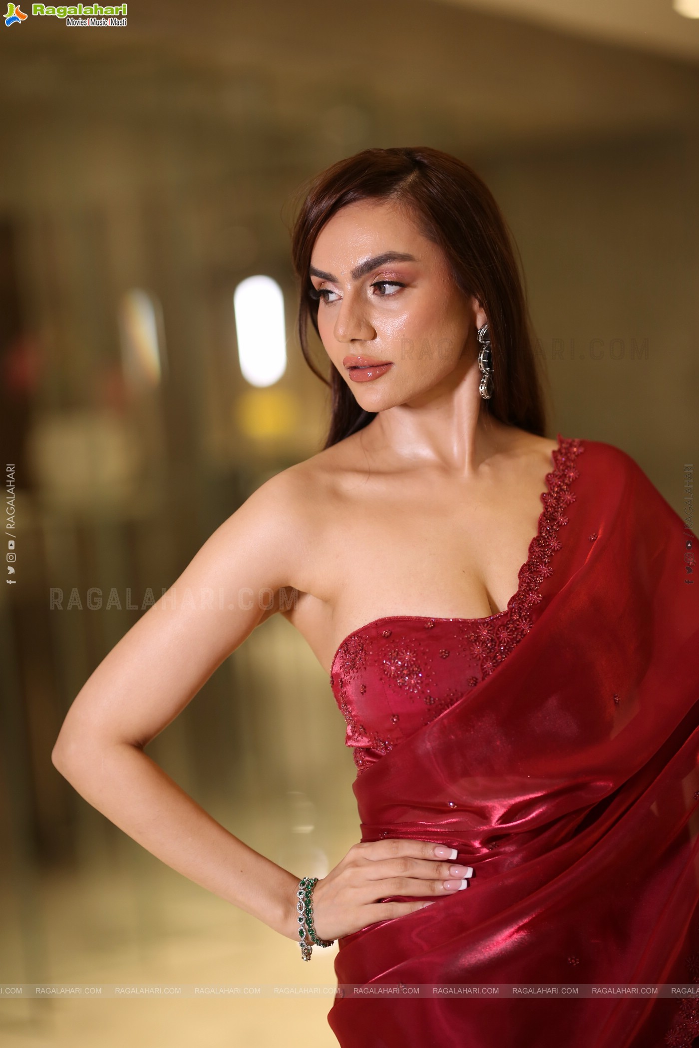 Shreya Sharma at Jatadhara Pre-release Event, HD Gallery