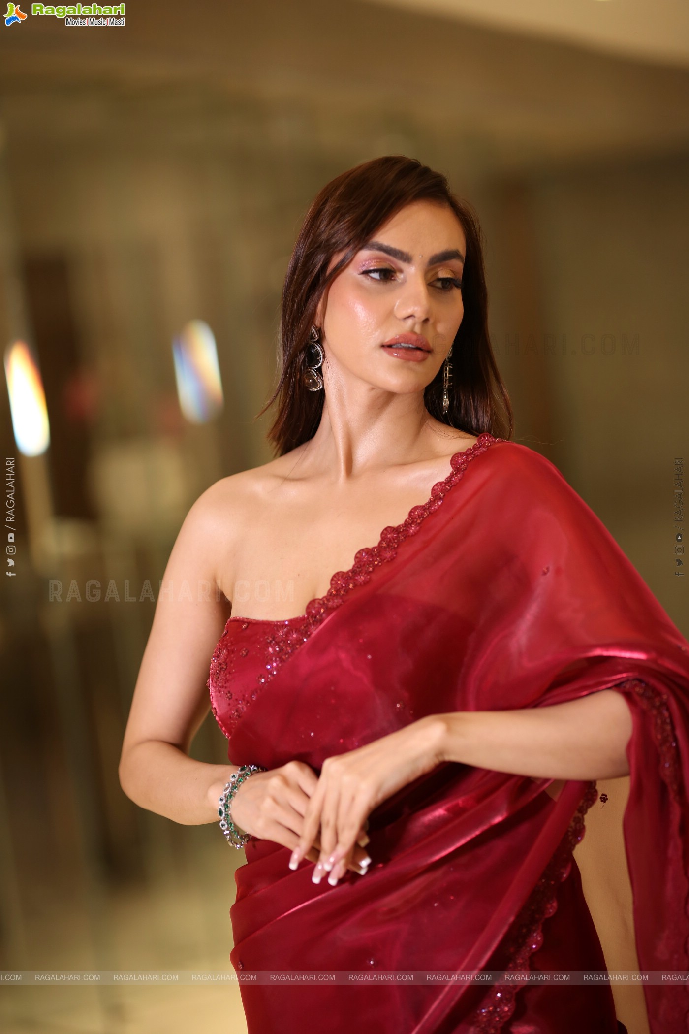 Shreya Sharma at Jatadhara Pre-release Event, HD Gallery