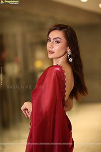 Shreya Sharma at Jatadhara Pre-release Event, HD Gallery