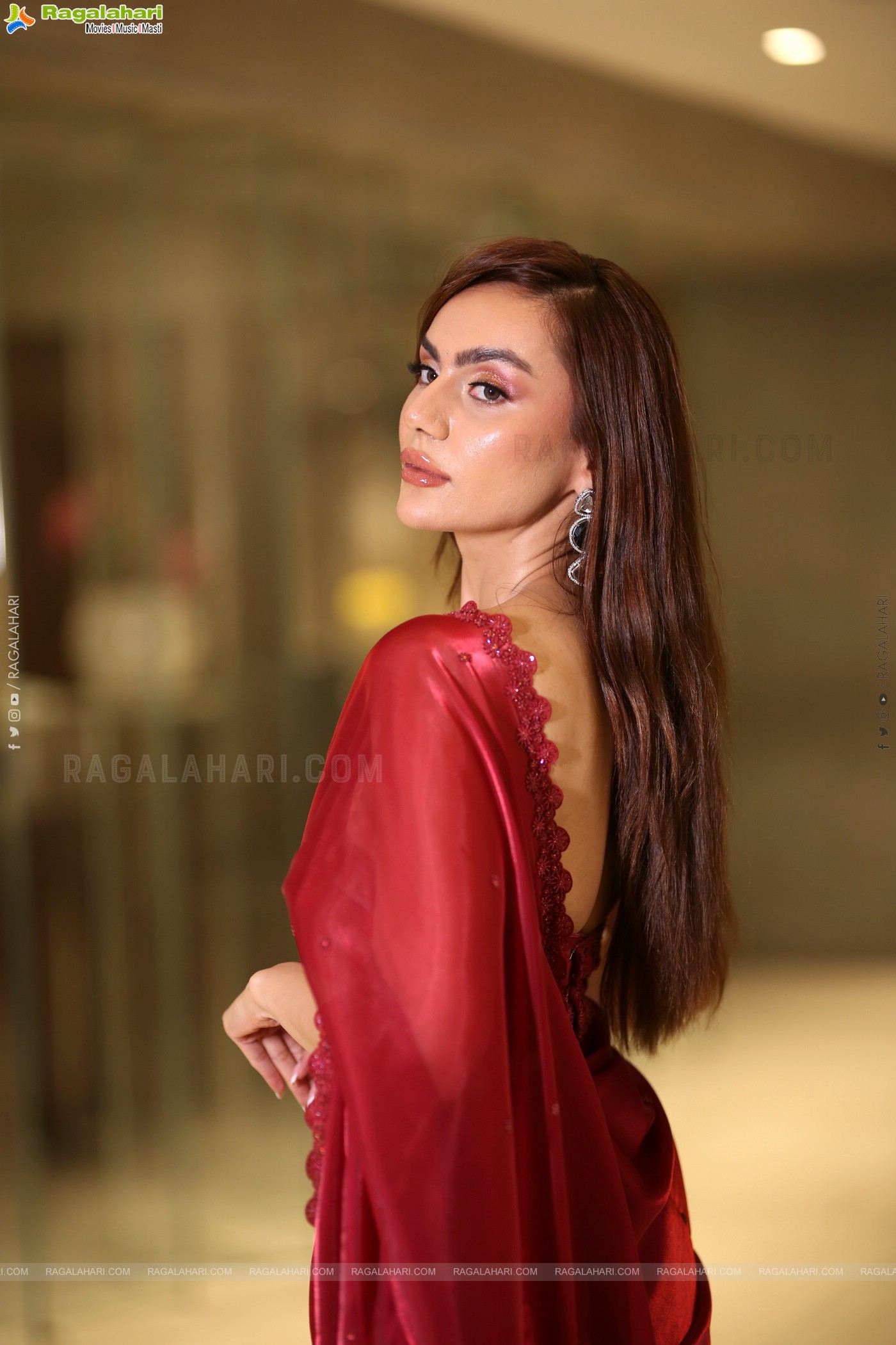 Shreya Sharma at Jatadhara Pre-release Event, HD Gallery