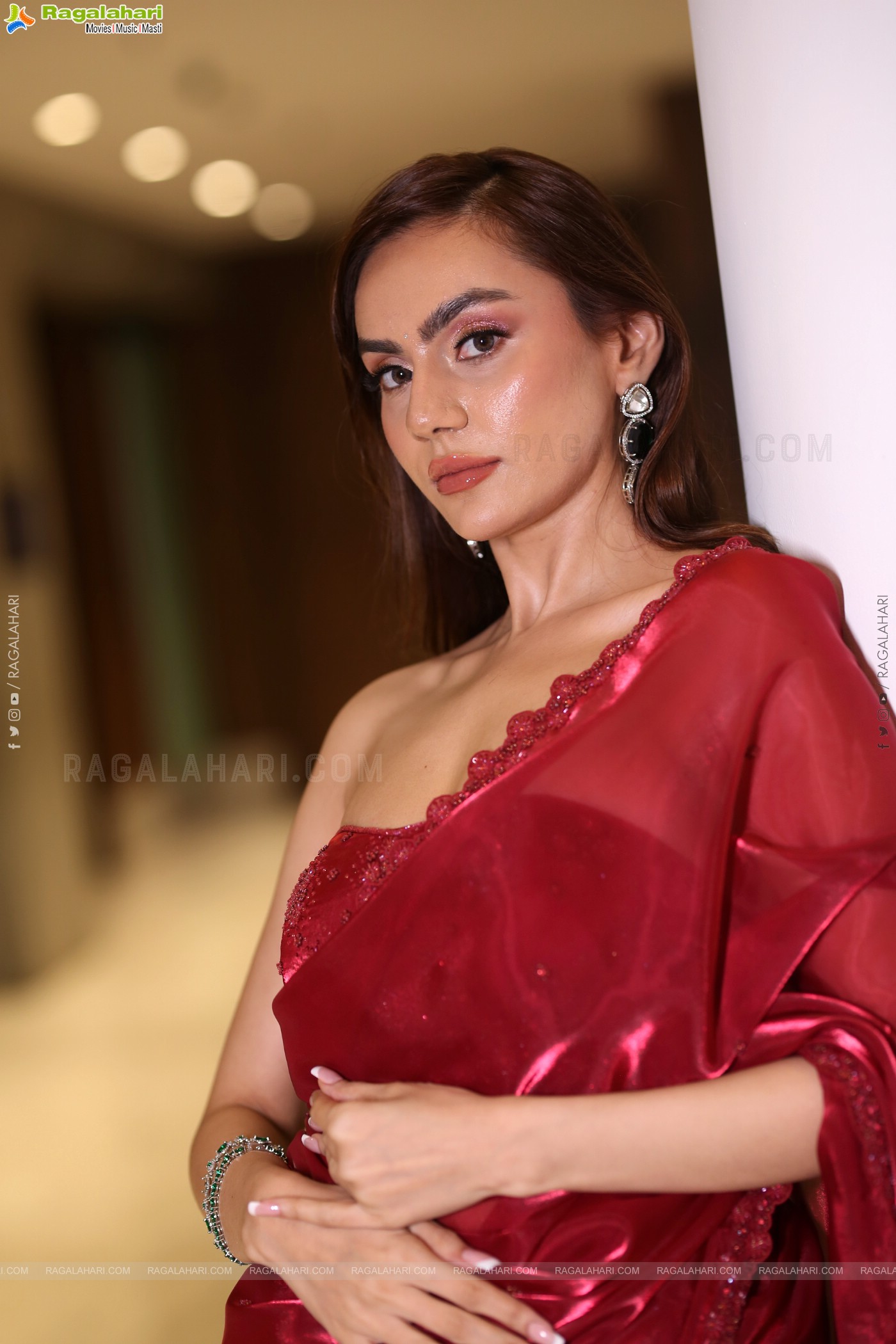 Shreya Sharma at Jatadhara Pre-release Event, HD Gallery