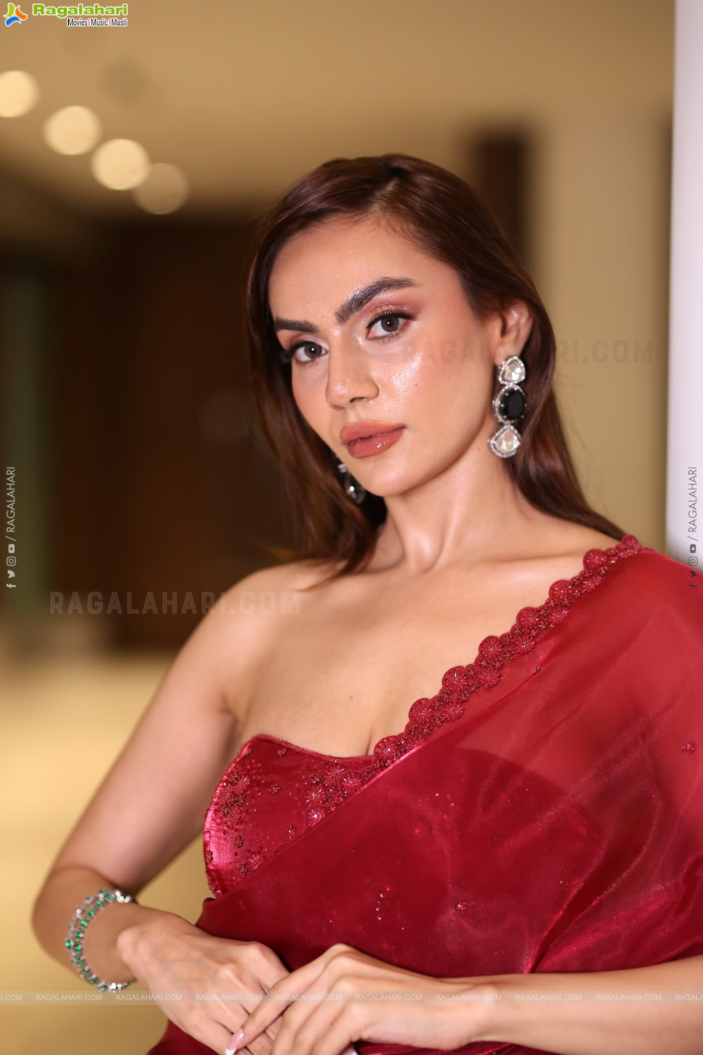 Shreya Sharma at Jatadhara Pre-release Event, HD Gallery