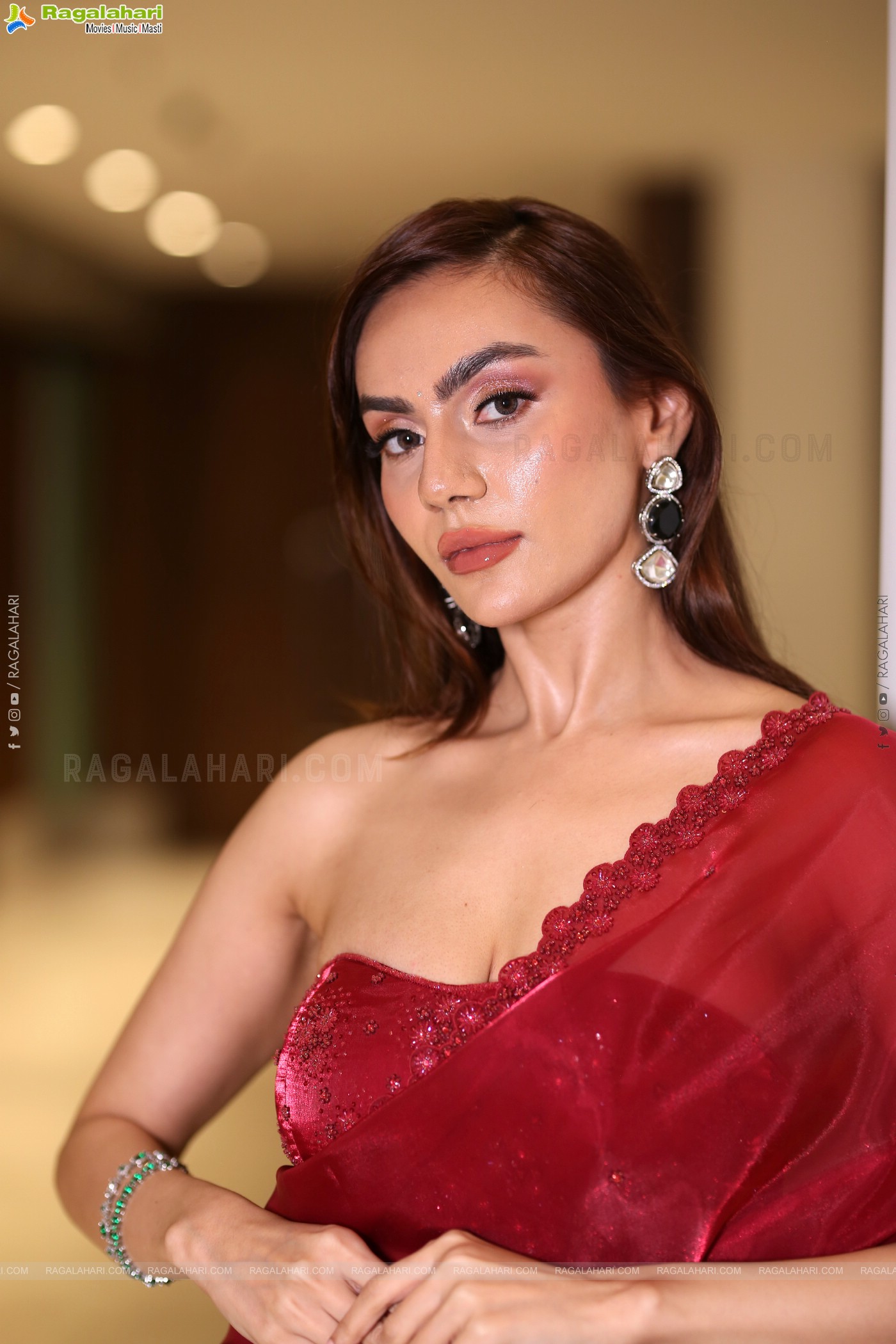 Shreya Sharma at Jatadhara Pre-release Event, HD Gallery