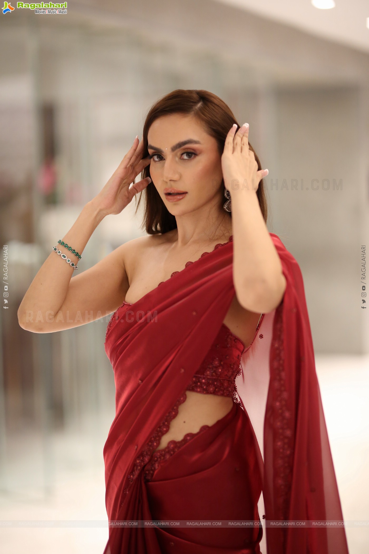 Shreya Sharma at Jatadhara Pre-release Event, HD Gallery