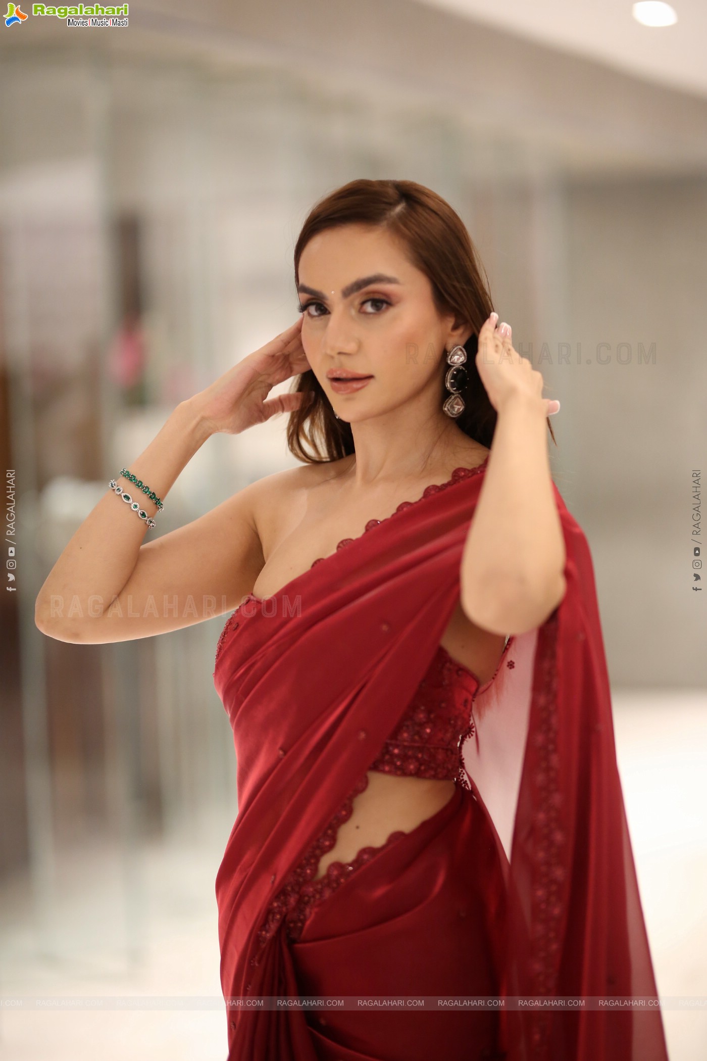 Shreya Sharma at Jatadhara Pre-release Event, HD Gallery