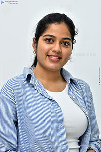 Tejaswi Rao at Raju Weds Rambai Interview, HD Gallery