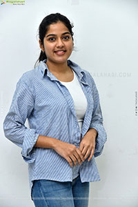 Tejaswi Rao at Raju Weds Rambai Interview, HD Gallery