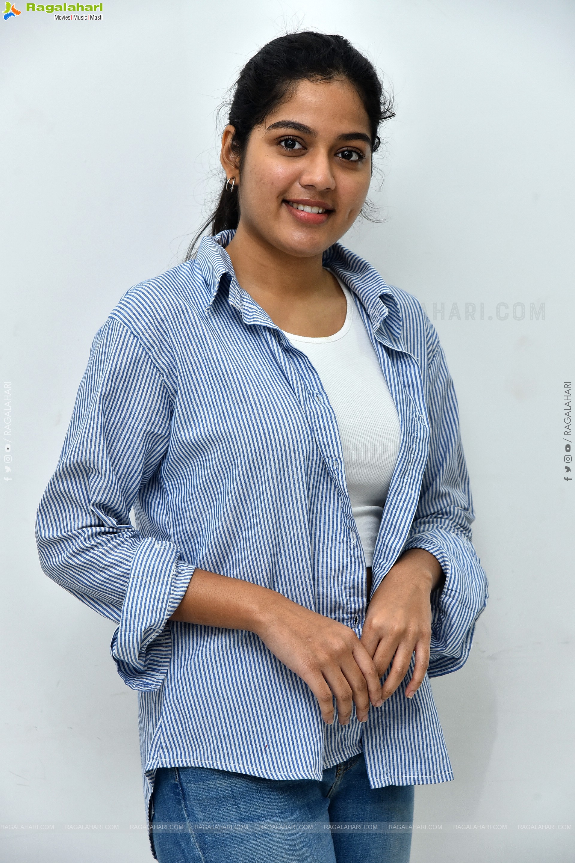 Tejaswi Rao at Raju Weds Rambai Interview, HD Gallery