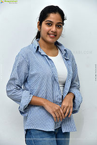 Tejaswi Rao at Raju Weds Rambai Interview, HD Gallery