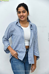 Tejaswi Rao at Raju Weds Rambai Interview, HD Gallery