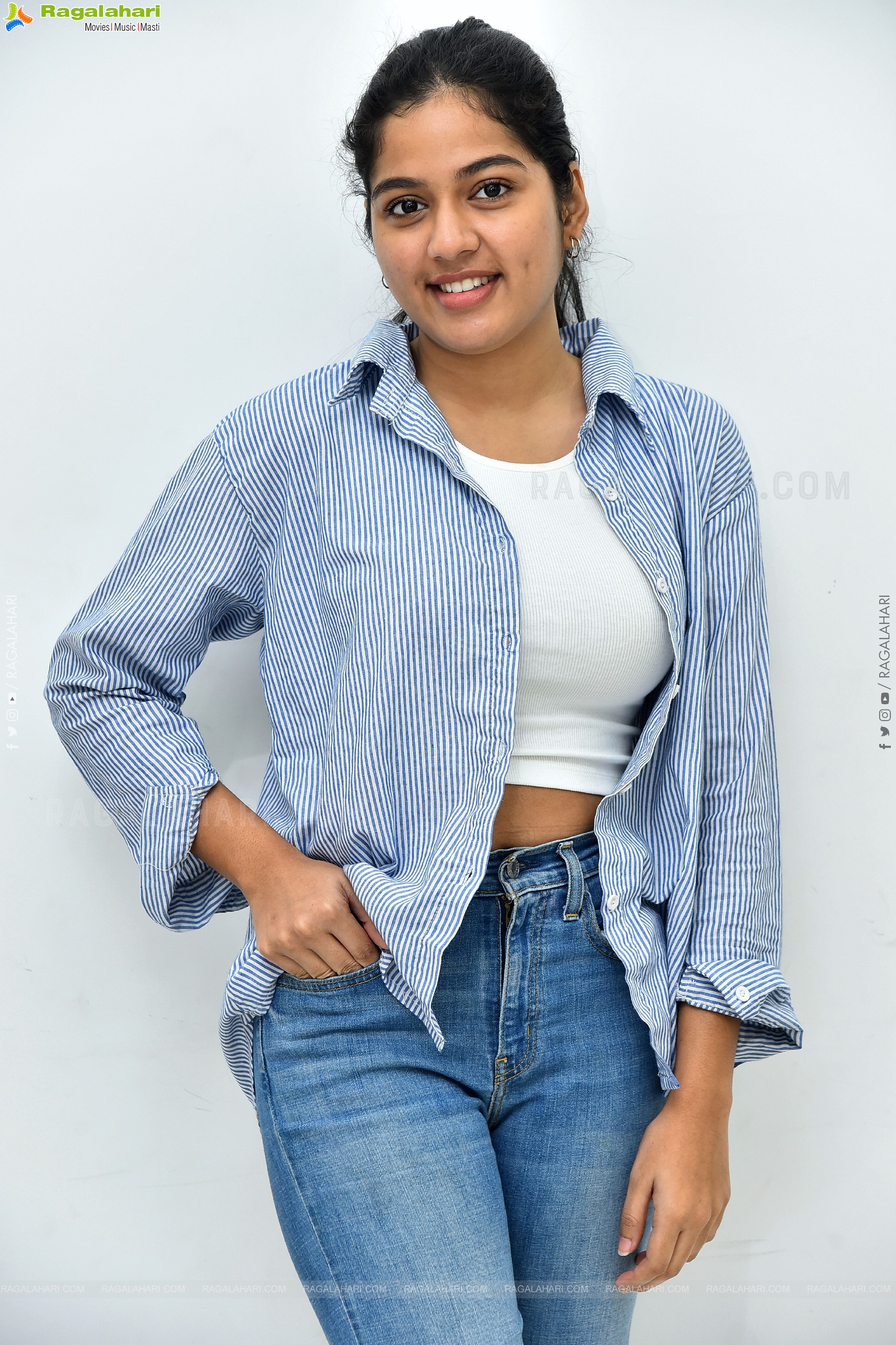 Tejaswi Rao at Raju Weds Rambai Interview, HD Gallery