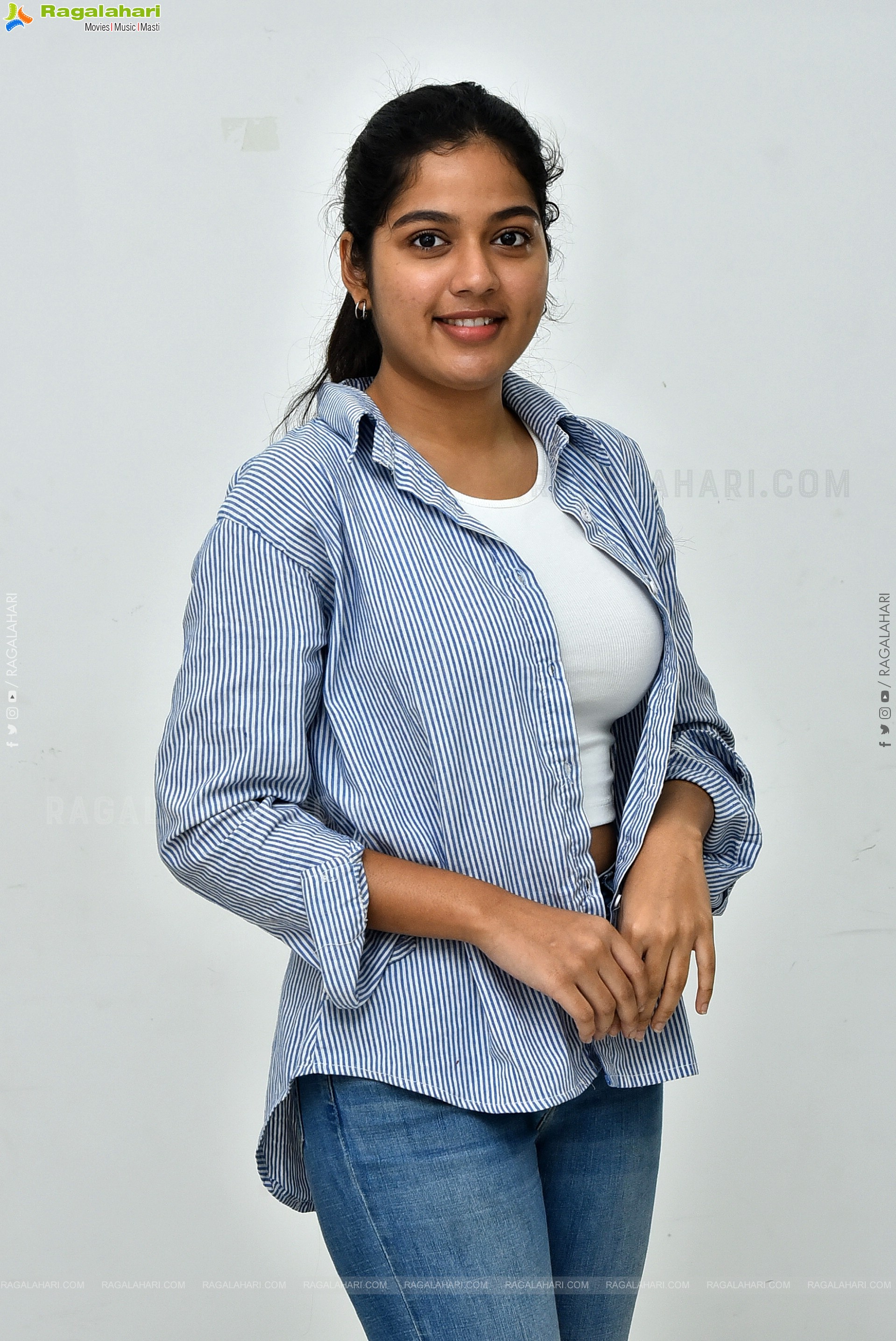 Tejaswi Rao at Raju Weds Rambai Interview, HD Gallery