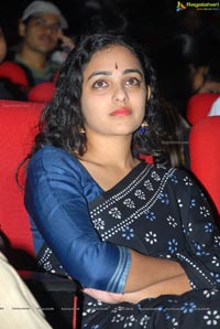 Okkadine Nithya Menen in Saree