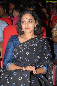 Okkadine Nithya Menen in Saree