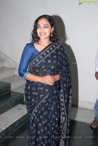 Okkadine Nithya Menen in Saree