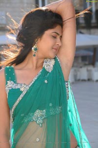 Deeksha Seth in Georgette Saree