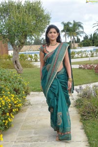 Deeksha Seth in Georgette Saree