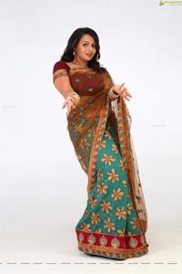 Divya Prabha Hot Saree Stills