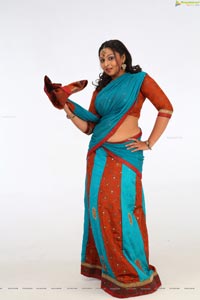 Divya Prabha Hot Saree Stills