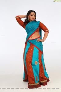 Divya Prabha Hot Saree Stills