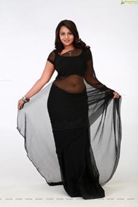 Divya Prabha Hot Saree Stills