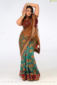 Divya Prabha Hot Saree Stills