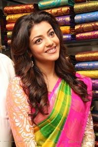 Kajal Agarwal in Pink Saree