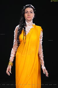 Neelam Upadhayaya in Yellow Saree