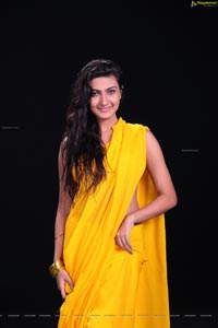 Neelam Upadhayaya in Yellow Saree