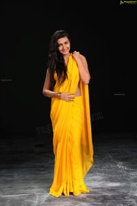 Neelam Upadhayaya in Yellow Saree