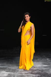 Neelam Upadhayaya in Yellow Saree